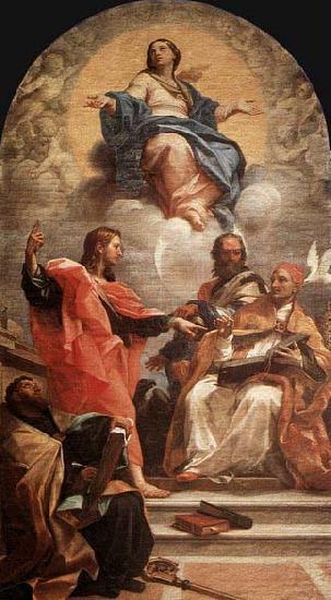 Carlo Maratti Assumption and the Doctors of the Church Germany oil painting art